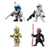 Pack 4 Miniaturas Star Wars Converge C-3p0 Darth maul 6 cm